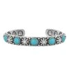 Montana Silversmiths Starbrite Stone Turquoise Silver Bracelet
