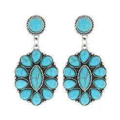 Montana Silversmiths Women's Attitude Concho Earrings