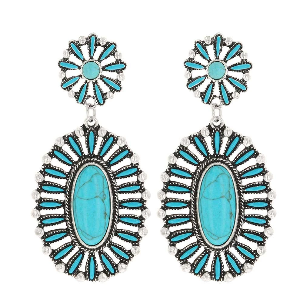 Montana Silversmiths Women's Attitude Starburst Earrings 1 Montana Silversmiths Women's Attitude Starburst Earrings