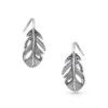 Montana Silversmiths Women's Tiny Feather Hook Earrings