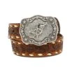 Nocona Boys' Floral Embossed Belt