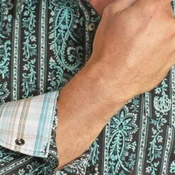 Western Cowboy Equipment Store -Western Cowboy Equipment Store panhandle men s paisley stripe print snap shirt 09fb2730 3276 4e60 9696 06144447d89f