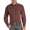 Panhandle Select Men's Check Button-Down Shirt