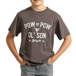 Rock & Roll Cowboy Boys' Dale Brisby Pow Pow Graphic T-Shirt