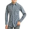 Rock & Roll Cowboy Boys' Medallion Print Snap Shirt