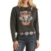 Rock & Roll Cowgirl Women's Rambler Cropped Sweatshirt