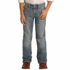 Rock & Roll Denim Boys' Reflex BB Gun Bootcut Jeans -Western Cowboy Equipment Store rock roll denim boy s reflex bb gun bootcut jeans