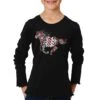 Roper Girls' Abstract Horse Graphic T-shirt