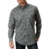 Roper Men's Floral Print Snap Shirt