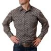 Roper Men's Paisley Print Snap Shirt