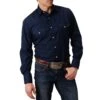 Roper Men's Solid Snap Shirt