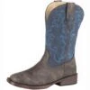 Roper Youth Boys' Blue Shaft Cowboy Boots