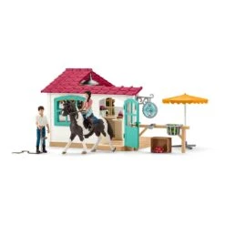 Schleich Rider Café Toy Set 8 Schleich Rider Café Toy Set -Western Cowboy Equipment Store schleich rider caf C3 A9 toy set