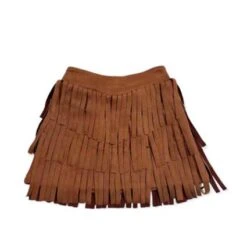 Shea Baby Toddler Girls' Fringe Suede Skirt