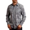 Stetson Men's Floral Print Snap Shirt