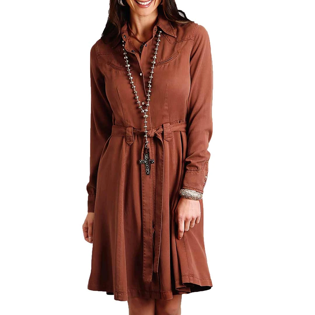 Stetson Women's Snap Front Shirt Dress 1 Stetson Women's Snap Front Shirt Dress