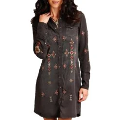 Stetson Women's Southwest Denim Shirt Dress