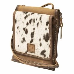 STS Ranchwear Cowhide Euro Crossbody Purse
