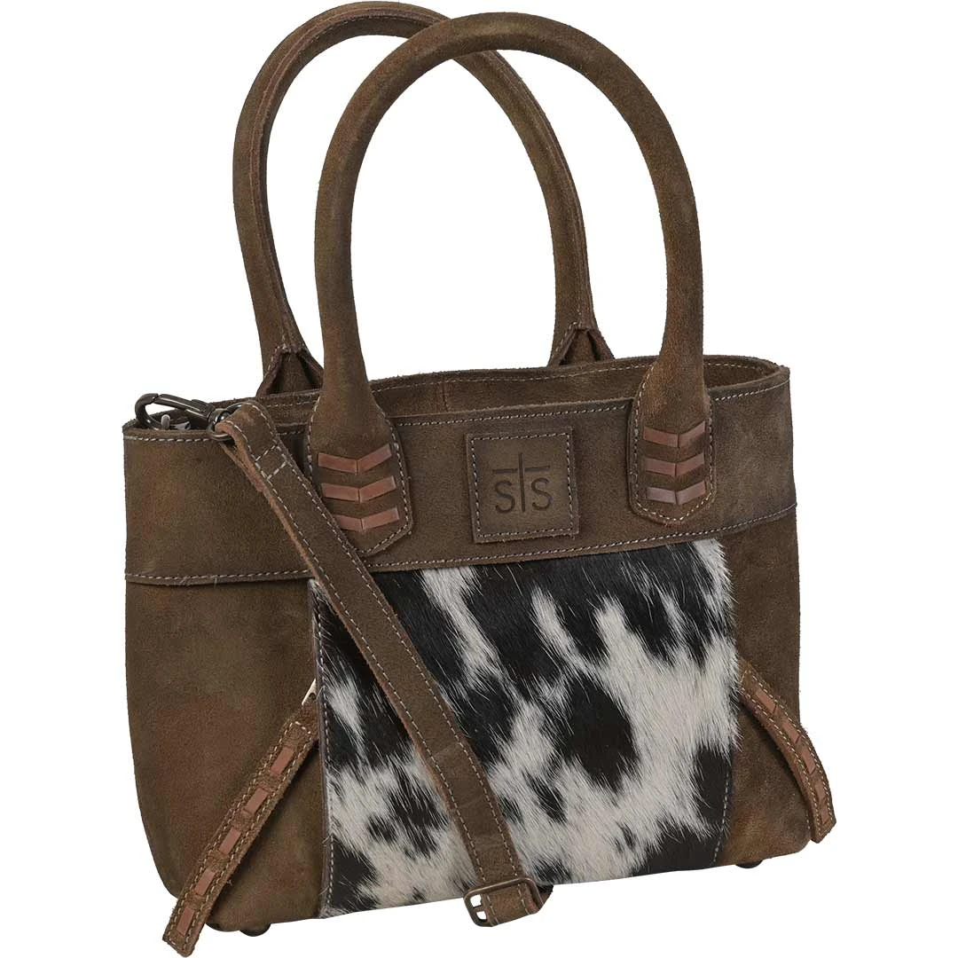 STS Ranchwear Cowhide Saddle Tramp Satchel 1 STS Ranchwear Cowhide Saddle Tramp Satchel