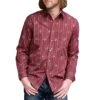 Tin Haul Men's Aztec Stripe Print Snap Shirt