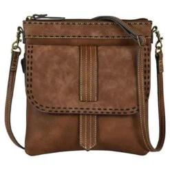 Tony Lama Double Stitch Accent Crossbody Purse