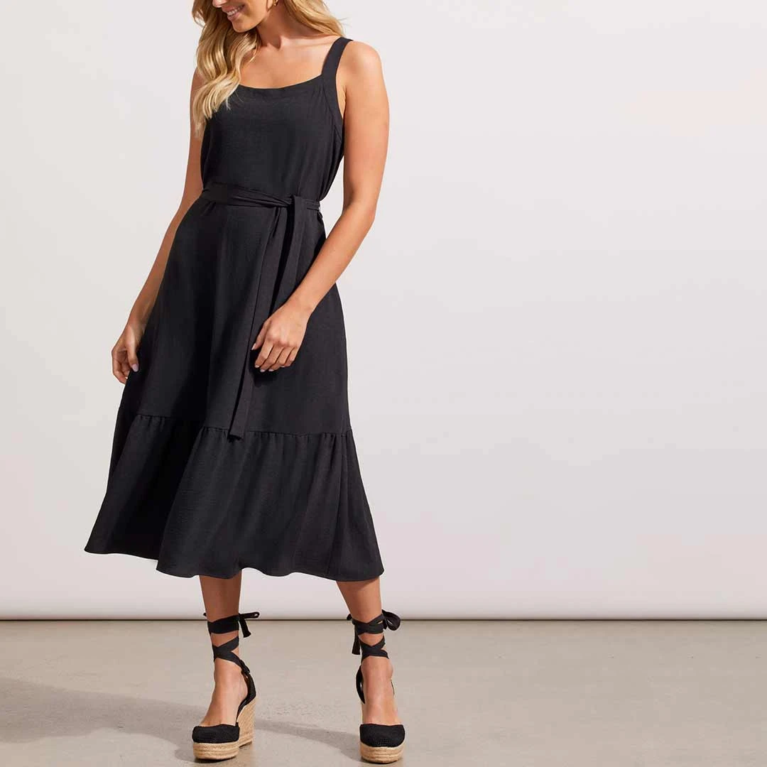 Tribal Women's Flowy Dress With Removable Belt 3 Tribal Women's Flowy Dress With Removable Belt - Image 3