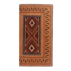 Twisted X Men's Bead Inlay Leather Rodeo Wallet