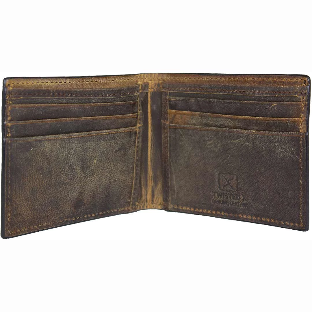 Twisted X Men's Croc Skin Bi-fold Wallet 2 Twisted X Men's Croc Skin Bi-fold Wallet - Image 2