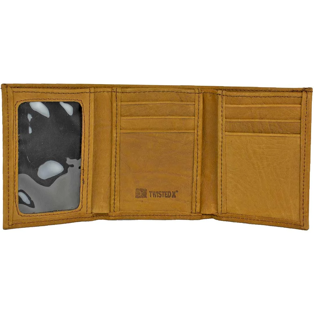 Twisted X Men's Distressed Suede Trifold Wallet 2 Twisted X Men's Distressed Suede Trifold Wallet - Image 2