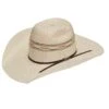 Twister Rounded Brick Bangora Straw Cowboy Hat