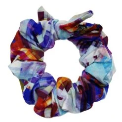 Watuko Headgear Bamboo Pixel Tie Scrunchie