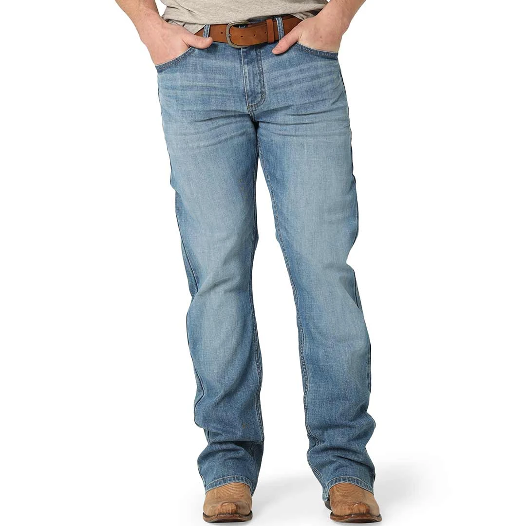 Wrangler Men's 20X No. 42 Vintage Slim Fit Bootcut Jeans 3 Wrangler Men's 20X No. 42 Vintage Slim Fit Bootcut Jeans - Image 3