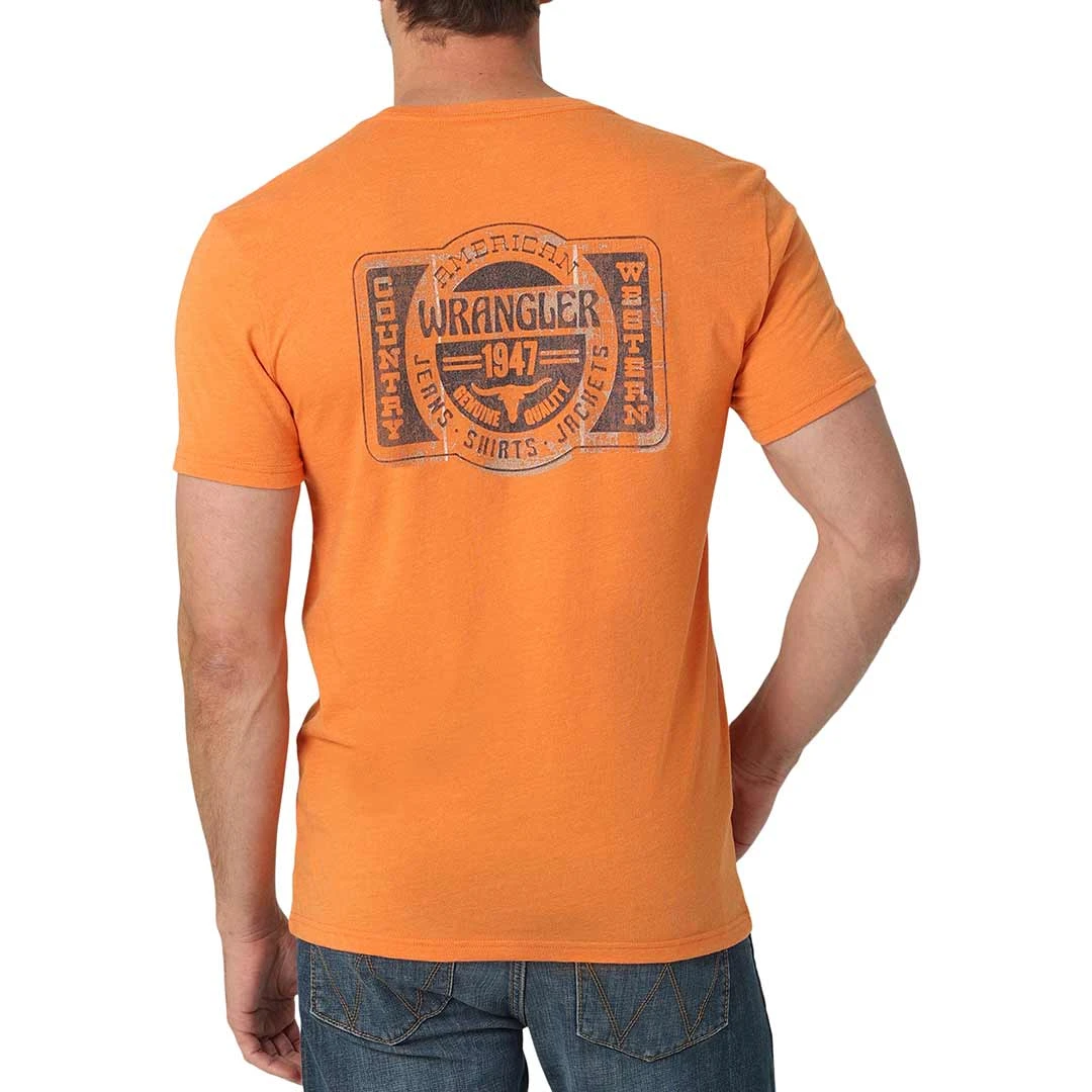 Wrangler Men's Vintage Belt Buckle Graphic T-Shirt 2 Wrangler Men's Vintage Belt Buckle Graphic T-Shirt - Image 2