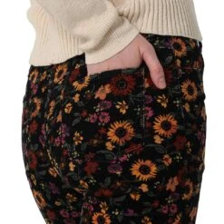 Wrangler Women's Fierce Flare Floral Print Corduroy Jeans -Western Cowboy Equipment Store wrangler women s fierce flare floral print corduroy jeans