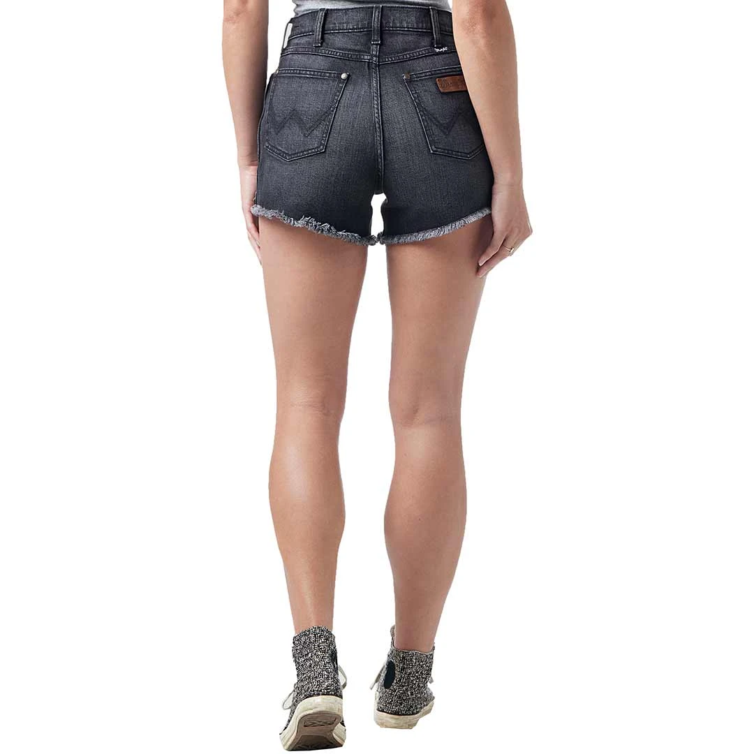 Wrangler Women's Retro High Rise Cut-Off Jean Shorts 3 Wrangler Women's Retro High Rise Cut-Off Jean Shorts - Image 3
