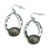 Wyo-Horse Horseshoe Concho Earrings